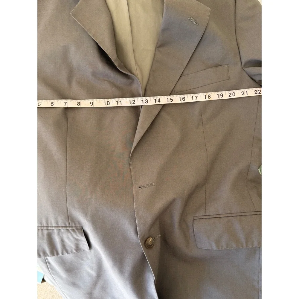 Polo University Club Ralph Lauren Mens Wool Blazer Brown Grey Sport Coat USA